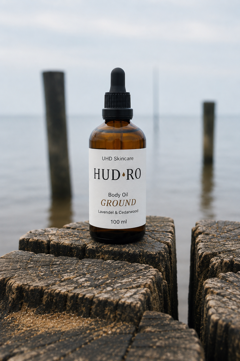 HUD·RO Ground – Kropsolie til tør og sensitiv hud