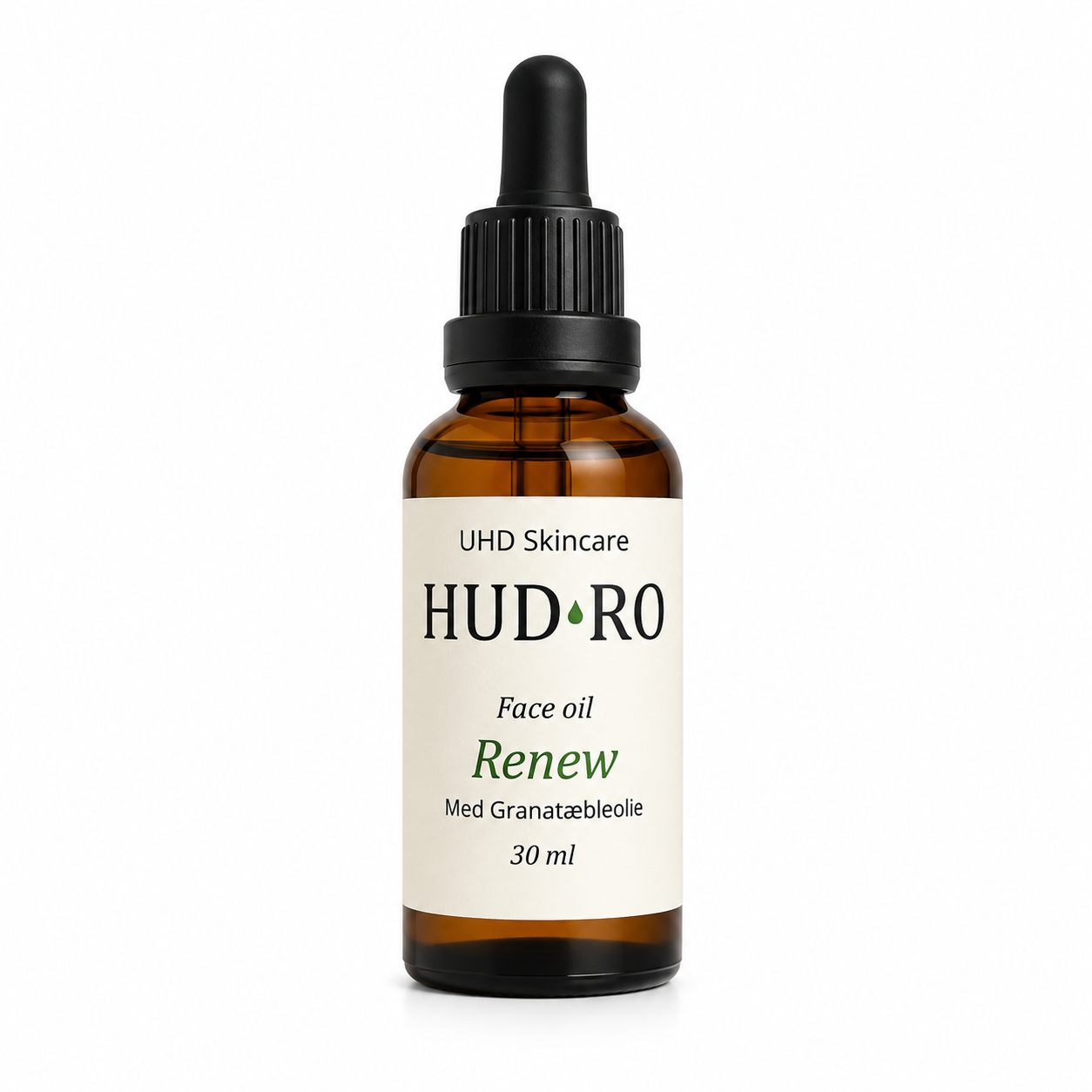 HUD•RO Renew -  Ansigtsolie  giver glød til træt hud   (30 ml)