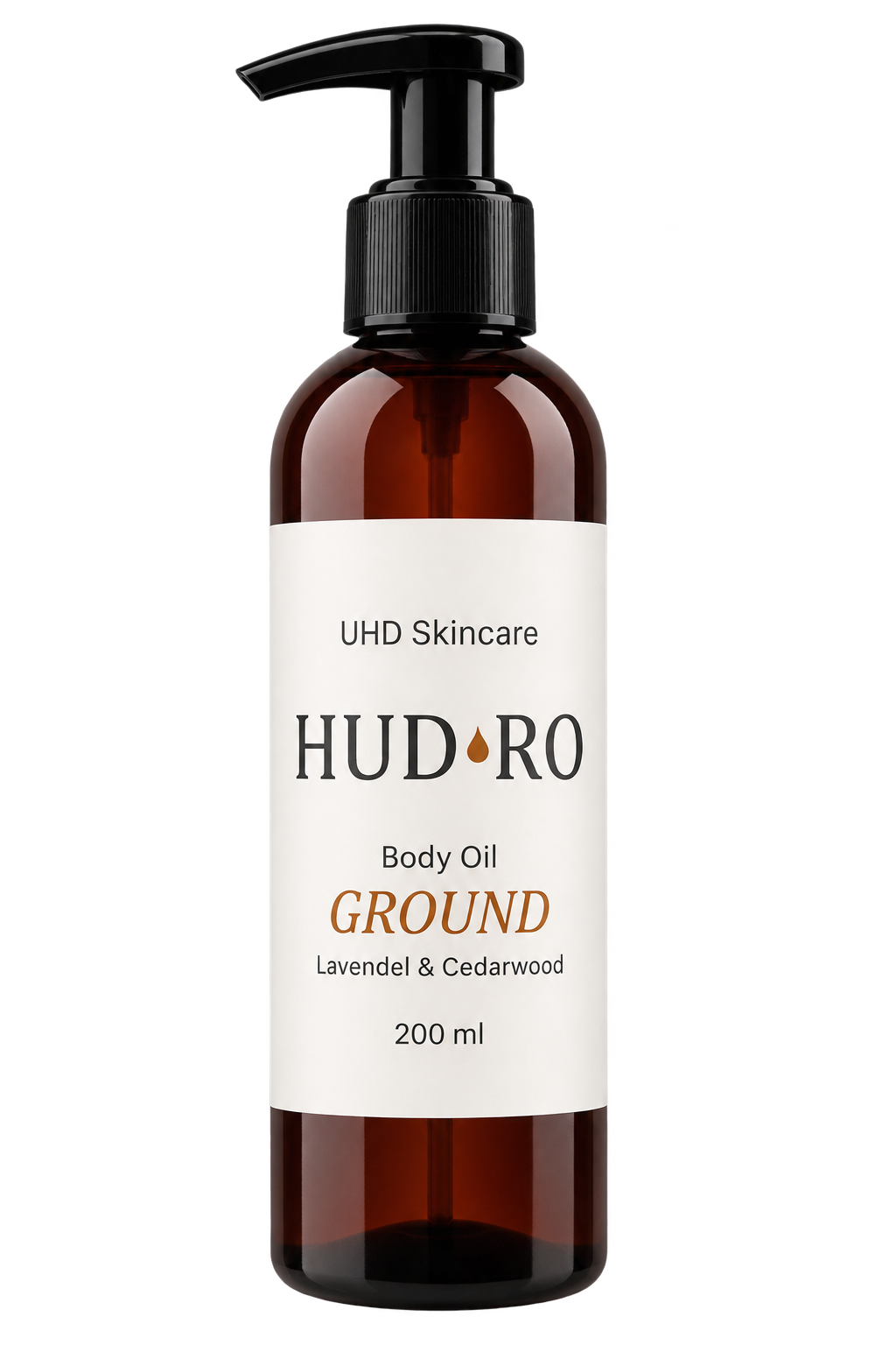HUD·RO Ground – Kropsolie til tør og stram hud