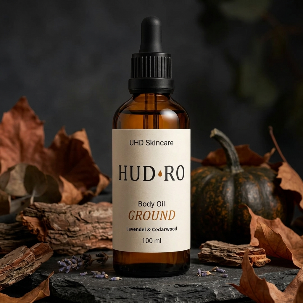 HUD·RO Ground – Kropsolie til tør og stram hud