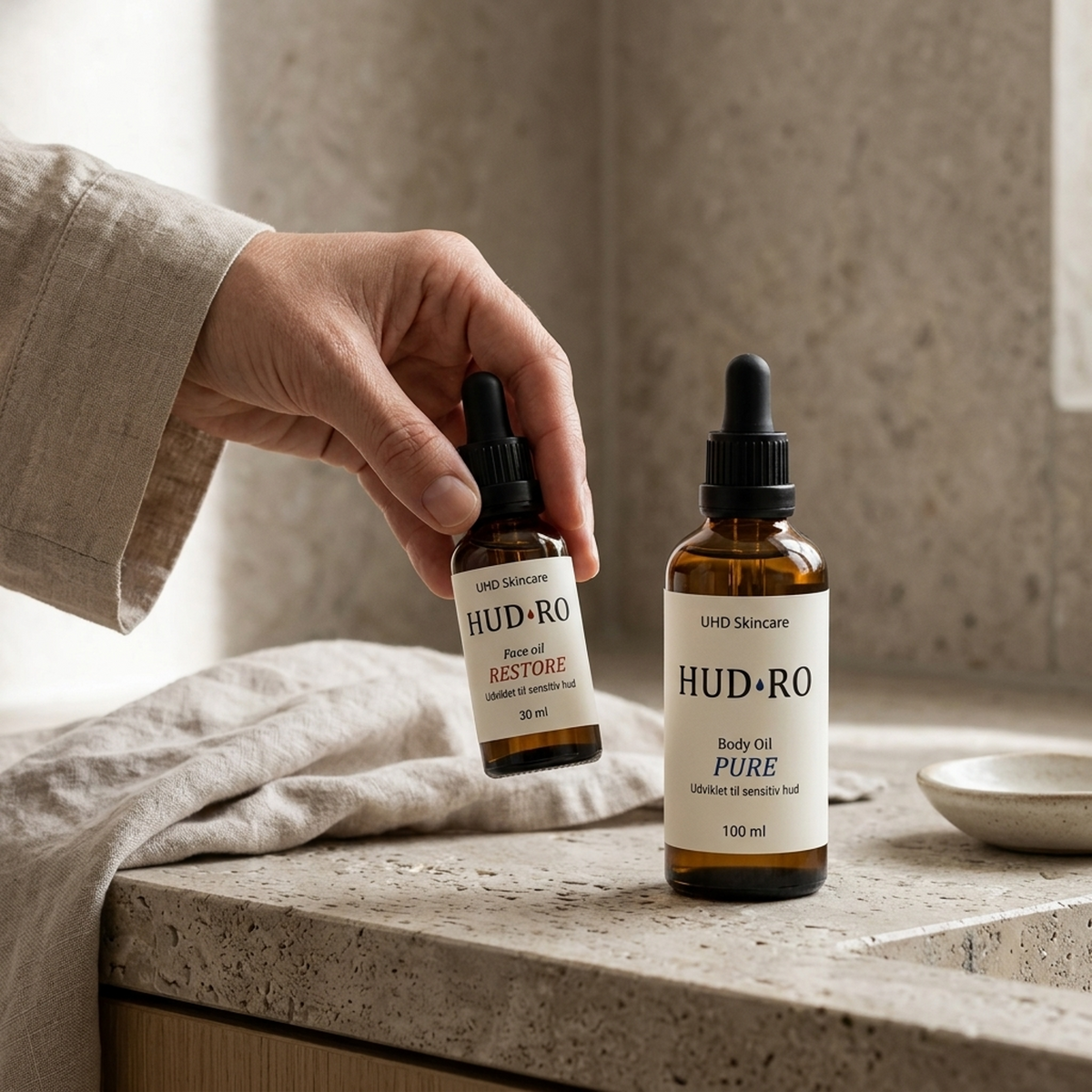 PURE & RESTORE Ritual – Komplet pleje til tør og sensitiv hud