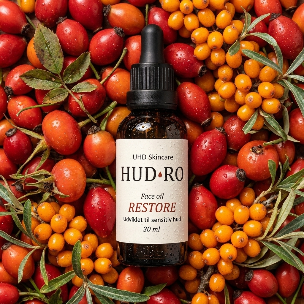 HUD·RO Restore – Ansigtsolie til uren, sensitiv og urolig hud