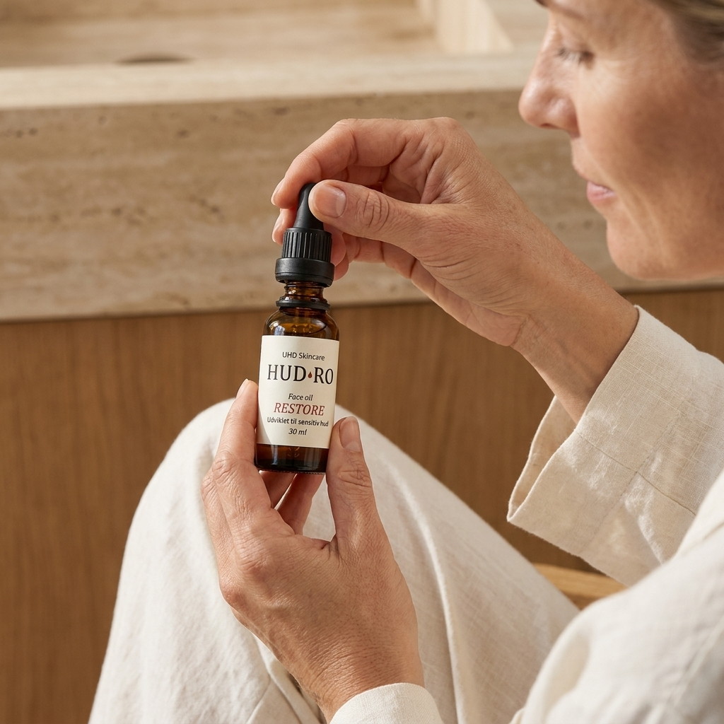 HUD·RO Restore – Ansigtsolie til uren, sensitiv og urolig hud