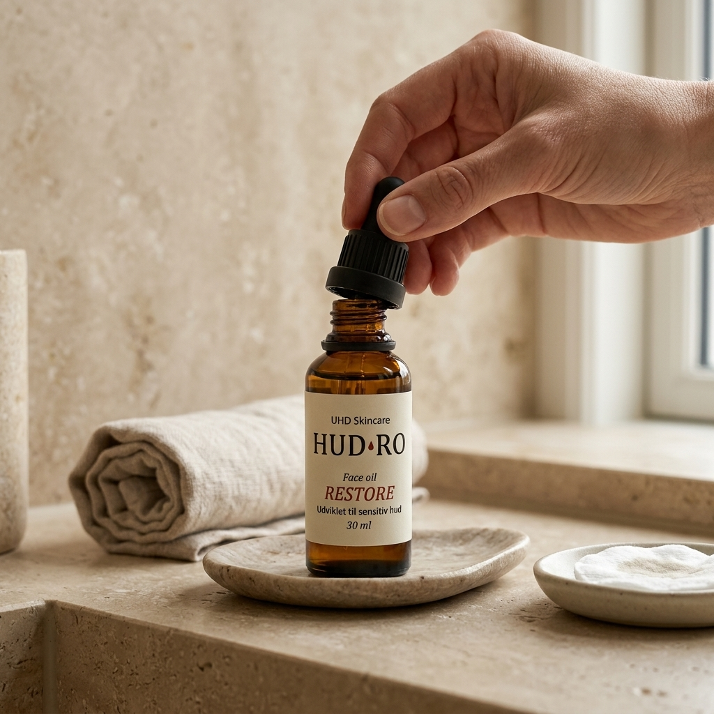 HUD·RO Restore – Ansigtsolie til uren, sensitiv og urolig hud